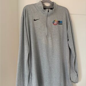 Nike Big Ten Basketball Tournament Dri-Fit Quarter Zip Athletic Pullover